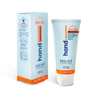 کرم تخصصی دست ضدآفتاب و آبرسان +SPF30 بی‌رنگ تراست